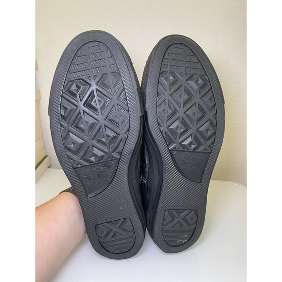 Chuck Taylor All Star Madison Reflective Converse Shoes9.5 Leather Black 553424C - Picture 15 of 16